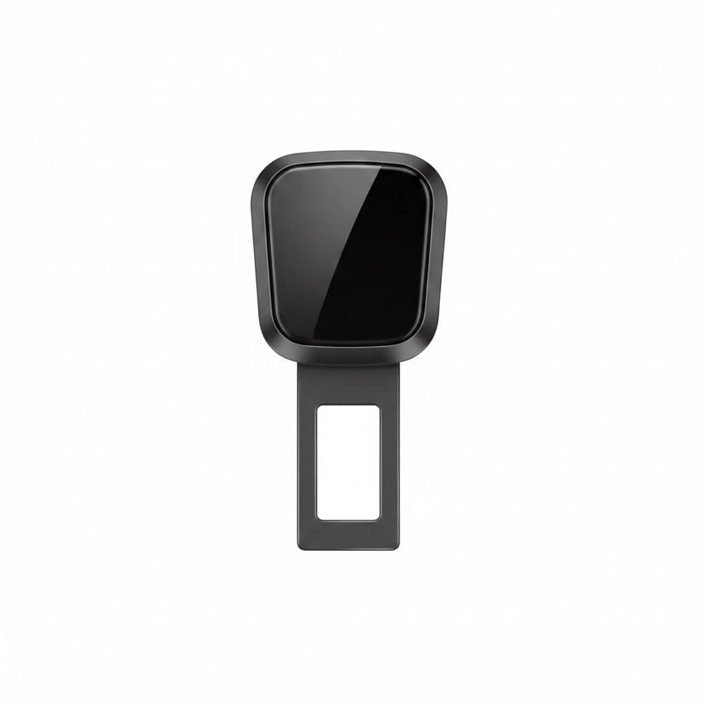 A quick-release zinc alloy car seat belt extender clip, compatible with BYD Qin, Song, Han, Tang, Dolphin, Atto 3, and Seal models, prioritizing safety.