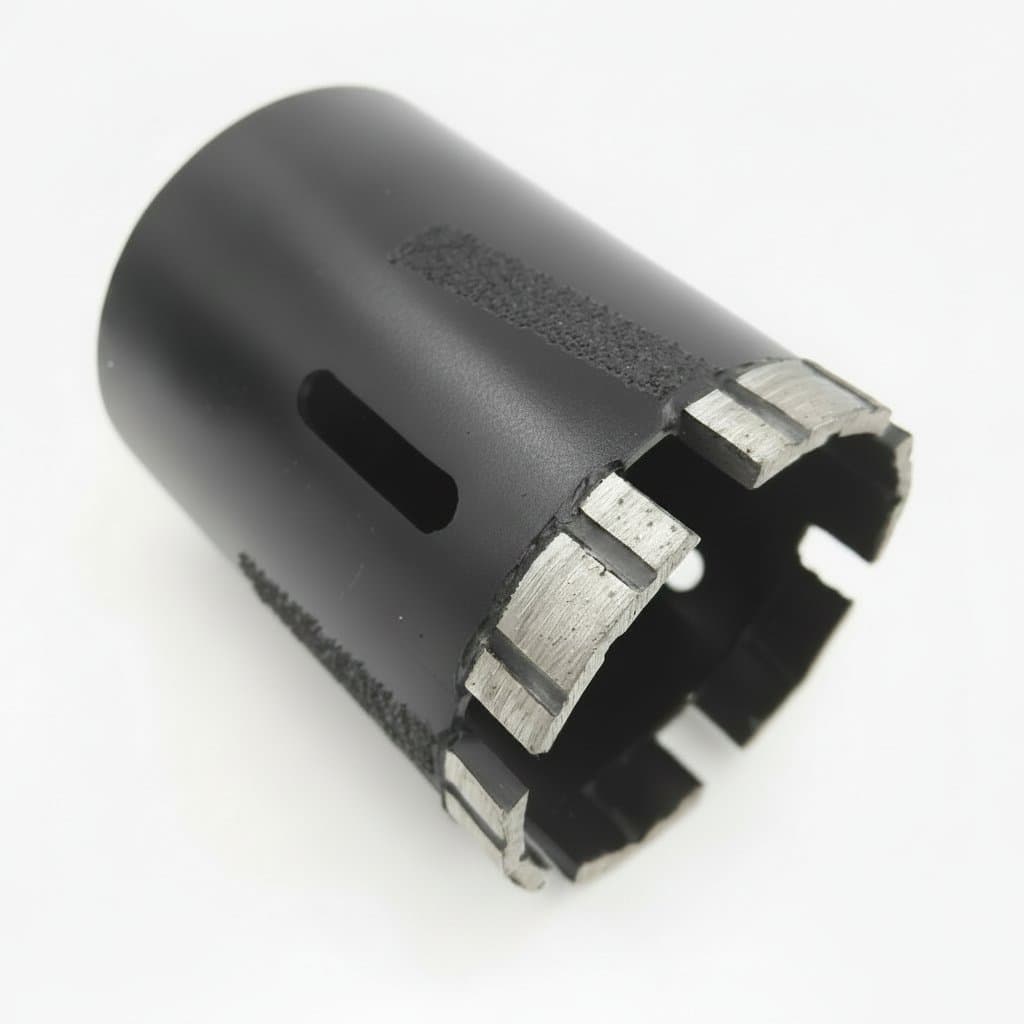 SHDIATOOL 1-3/8 inch diamond core drill bit for drilling marble, granite, and hard concrete, shown with a durable metal body.