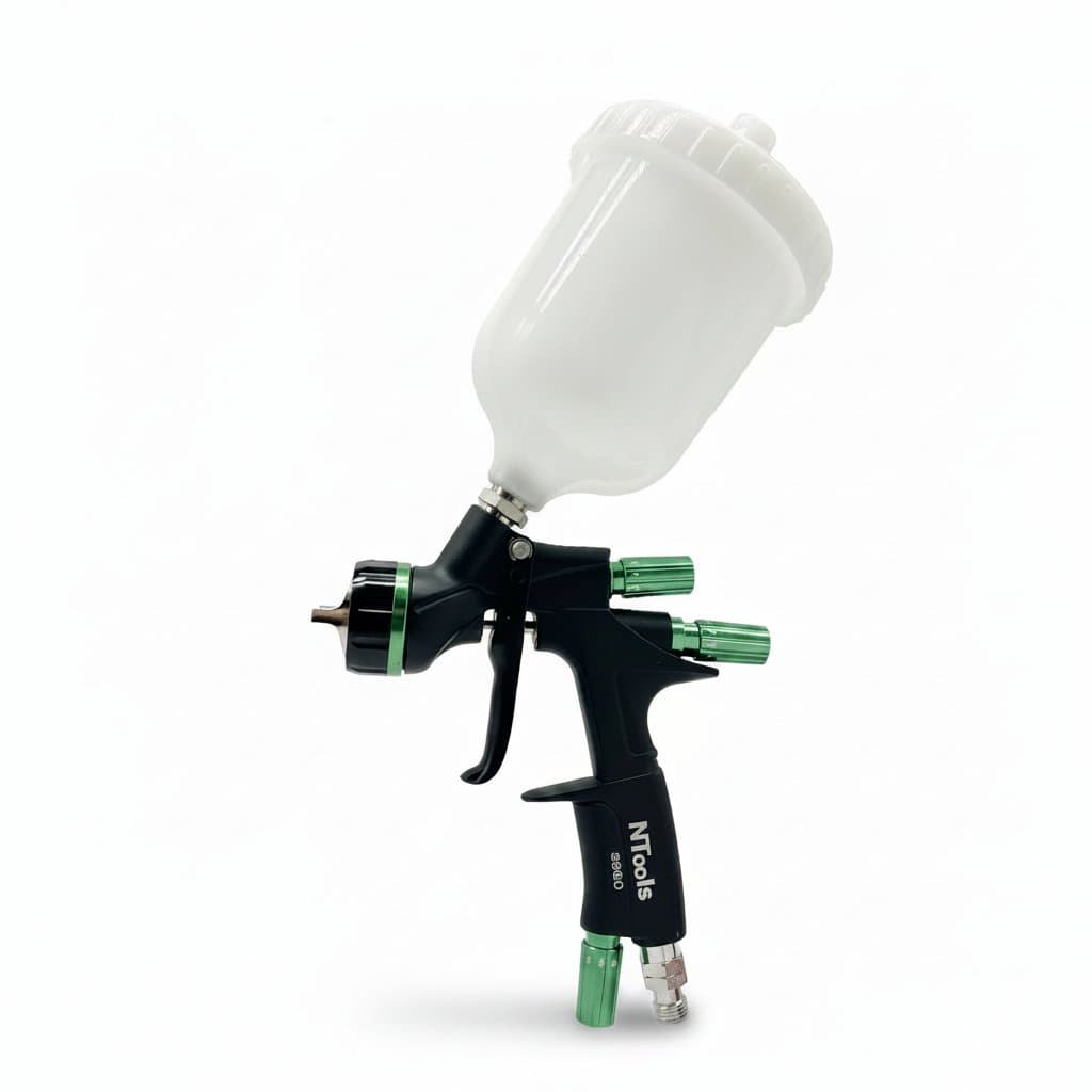 Paint Spray Gun Kit | 1.3mm Nozzle & 600cc Cup | Easy to Use for Cars, Walls & Home Projects
