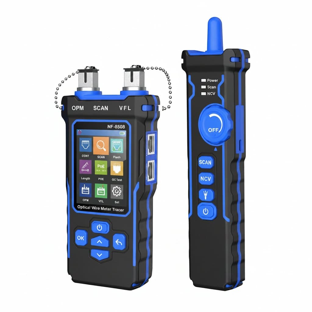 Network Cable Tester | LCD Digital Display | PoE Checker & Wire Tracker
