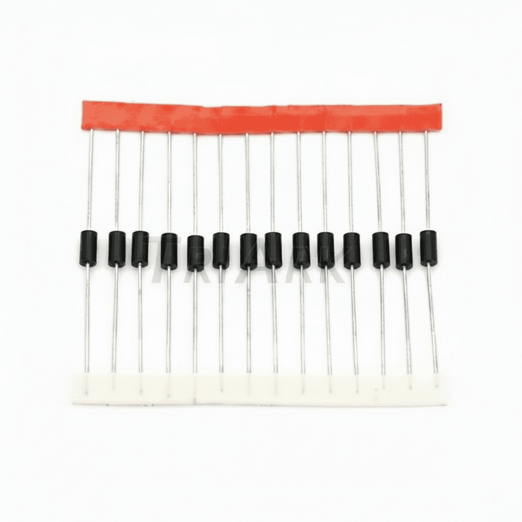 P6KE series TVS diode assortment for transient voltage suppression, featuring 20 pieces of one-way and two-way diodes from 15V to 33V.