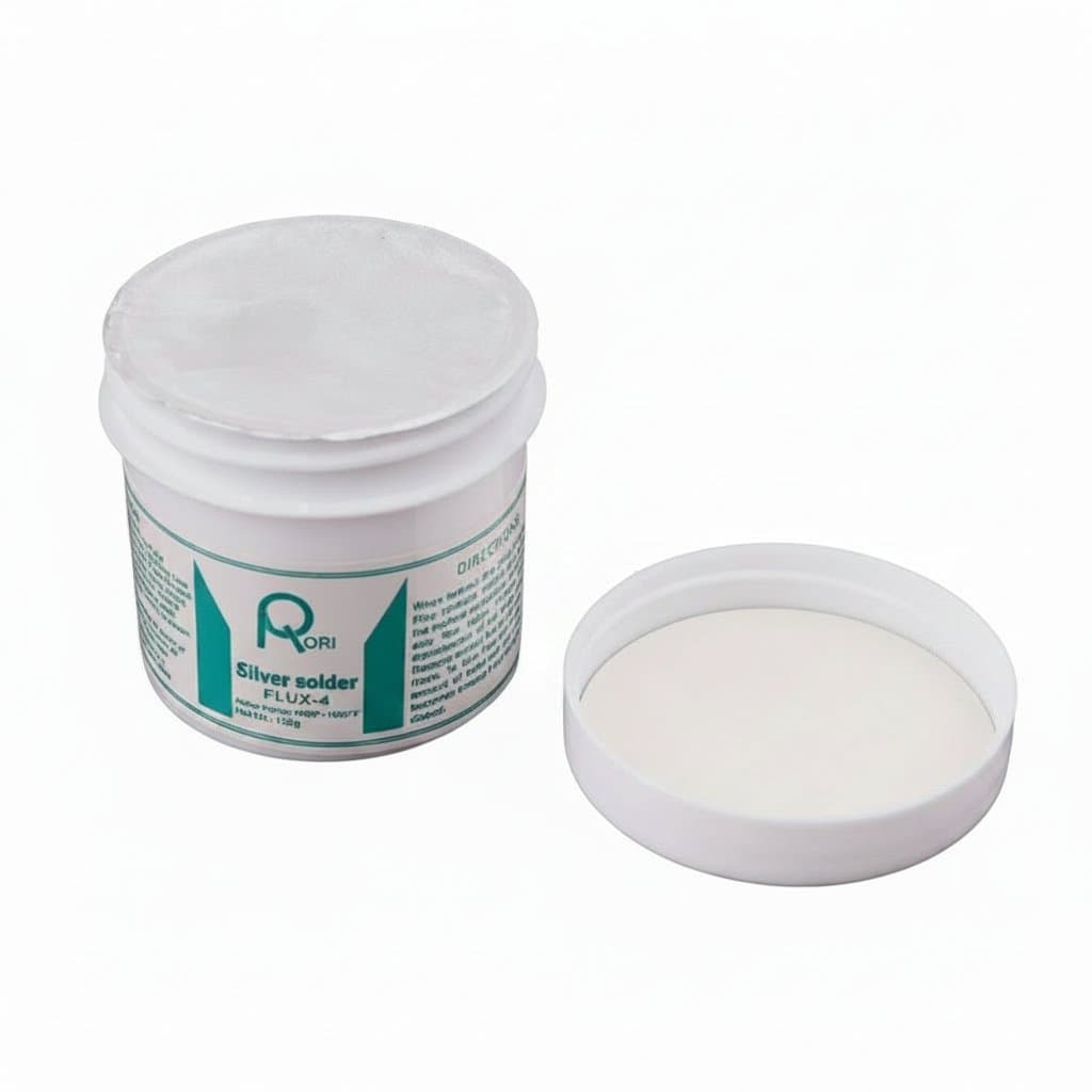 High-temperature silver brass brazing powder for welding copper and aluminum, 30 or 50 gram container of soldering paste flux.
