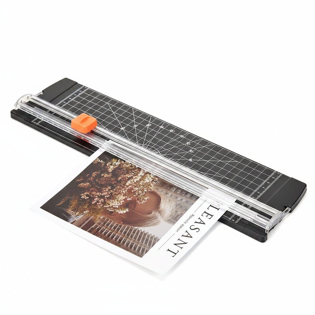 Paper Cutter & Trimmer | Automatic Safety Guard | For A4, A5, Coupons & Craft Paper - Image 1