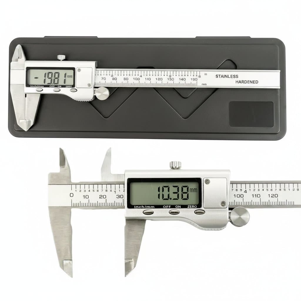 Digital Vernier Caliper | Stainless Steel | 6 inch / 150mm Depth Measurement