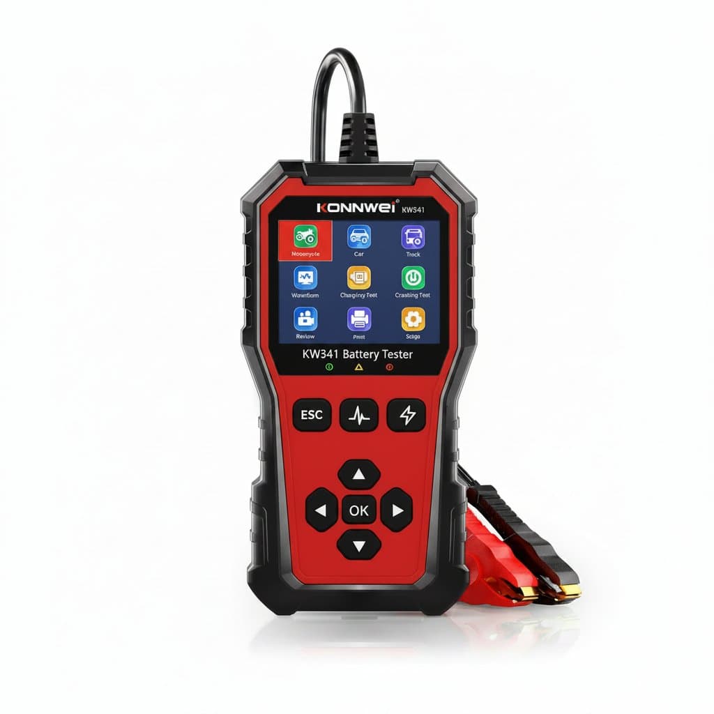 Battery Tester | 6V 12V 24V Vehicles | Start Voltage & Charging Scan Tool - Image 1