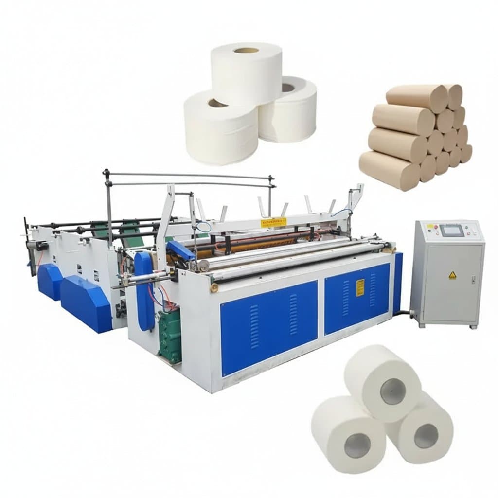 Automatic Toilet Paper Production Line | Complete Rewinding & Converting System
