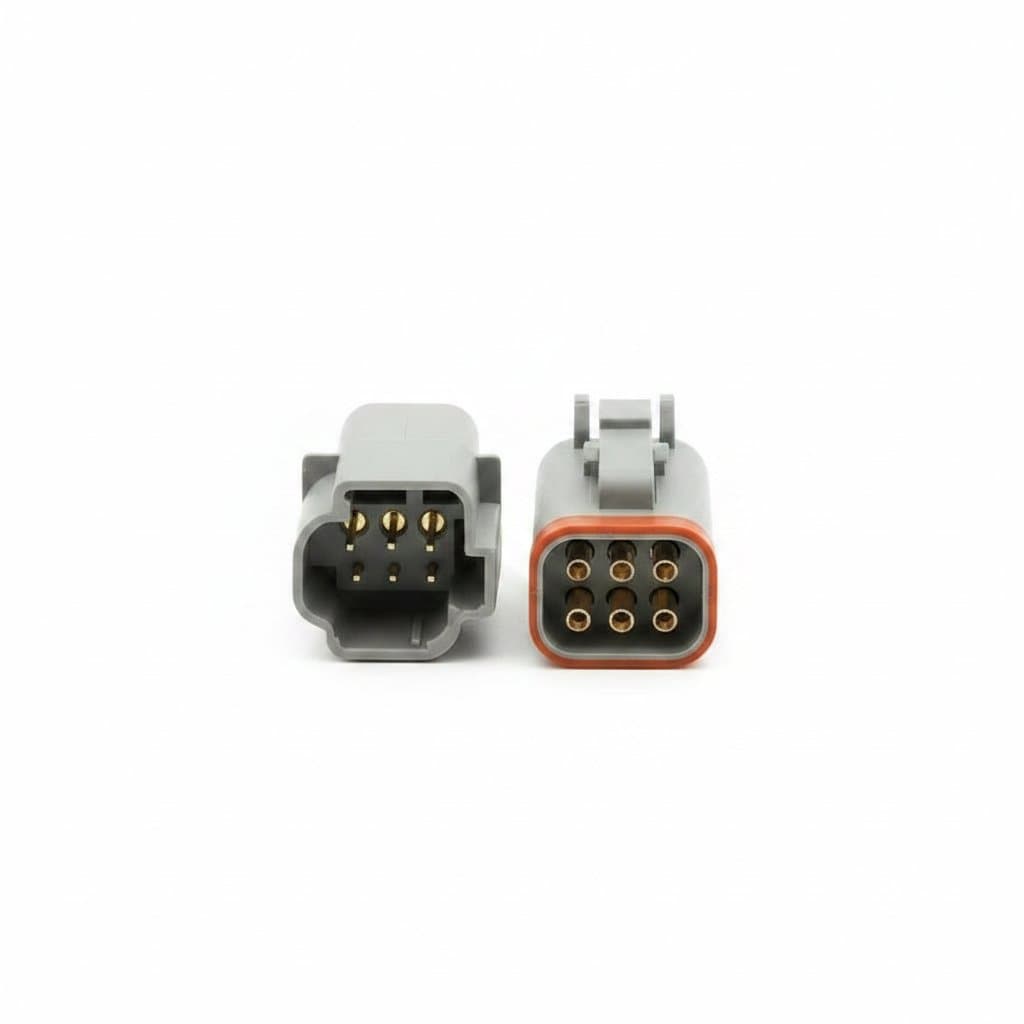DT06-2S Deutsch Connector Kit | Waterproof Automotive Plugs & Sockets | 2P-12P Male/Female Terminals