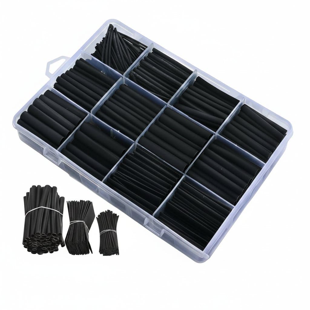 Heat Shrink Tubing Kit | Electrical Wire & Cable Insulation | 1300/650 Pieces, Thermoresistant - Professional Grade Tool