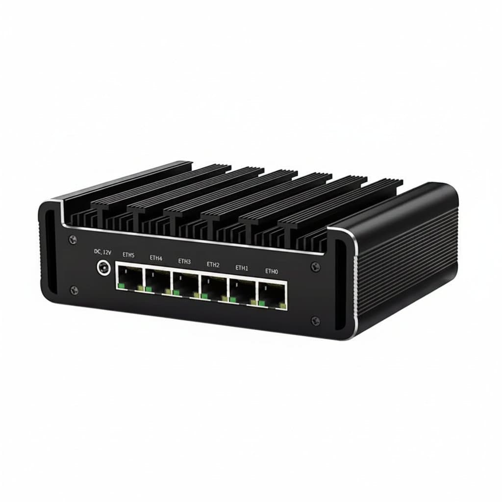 N100 Mini PC Server | 6-Port 2.5G Firewall Appliance | Proxmox & pfSense Ready