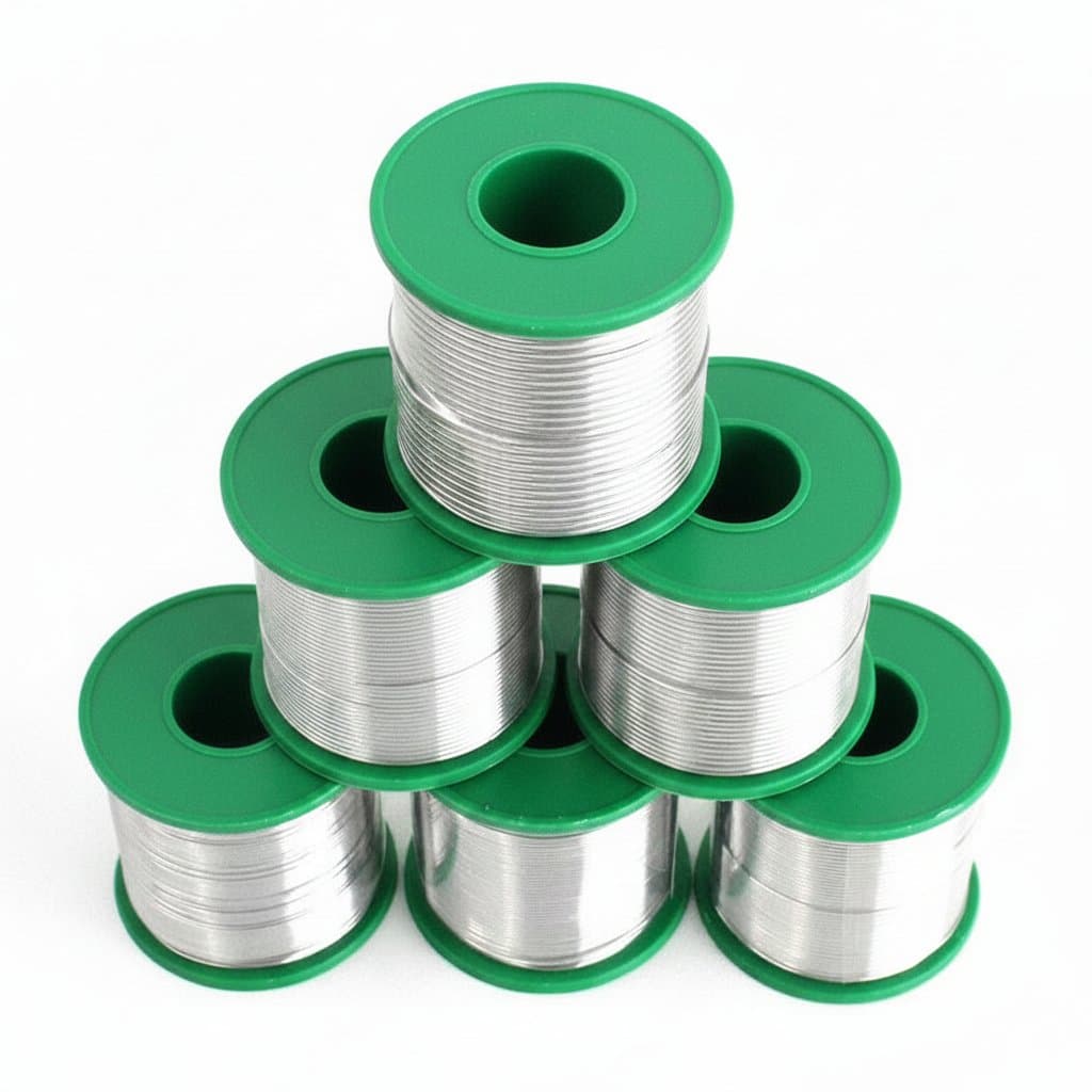 LAOA 63% tin content solder wire spool, available in 10g to 500g sizes, for precision welding and electronics repair.