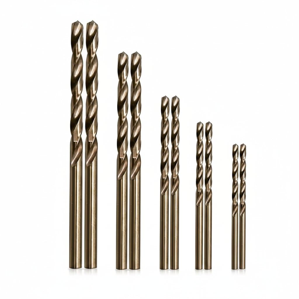 10pcs M35 Cobalt Drill Bits Set | For Stainless Steel & Metal | 1-3mm High-Speed Steel