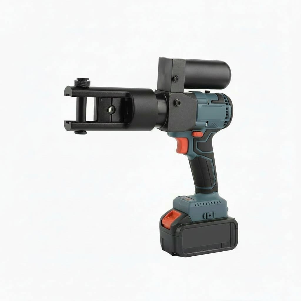 SL240 rechargeable hydraulic crimping tool with brushless motor for 10-240mm electrical terminals, designed for electricians.