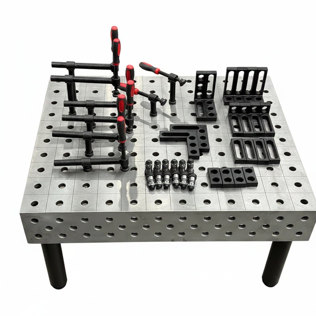 Plasma Nitriding Welding Table | 1000x1000mm Work Surface | 0.5mm Precision for Robotic & Manual Fabrication - Image 1