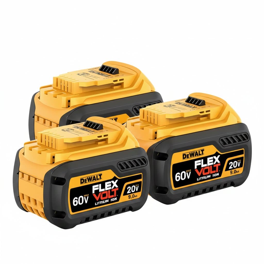 DeWALT 20V/60V MAX FlexVolt Battery | 6Ah & 9Ah High-Capacity | Compatible with DCB609, DCB205, DCB206