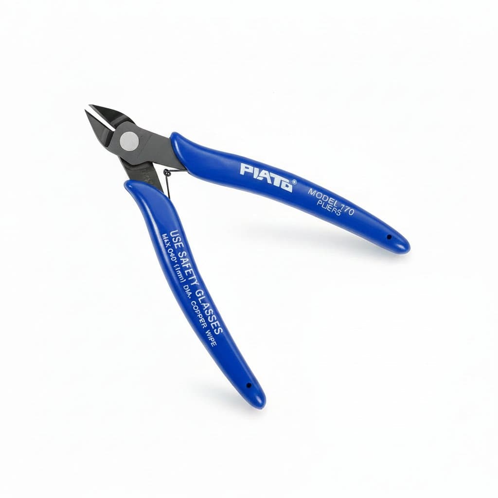 170 Cutting Shear Pliers, a professional flush cutter for jewelry wire, cable, and cotton with side snips and ergonomic handles.