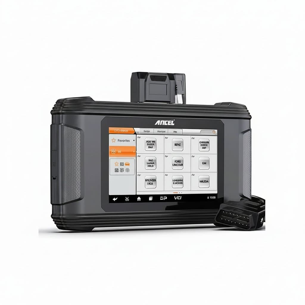 ANCEL DM500 OBD2 scanner specialized for instrument cluster correction, oil service reset, and EEPROM read/write functions.