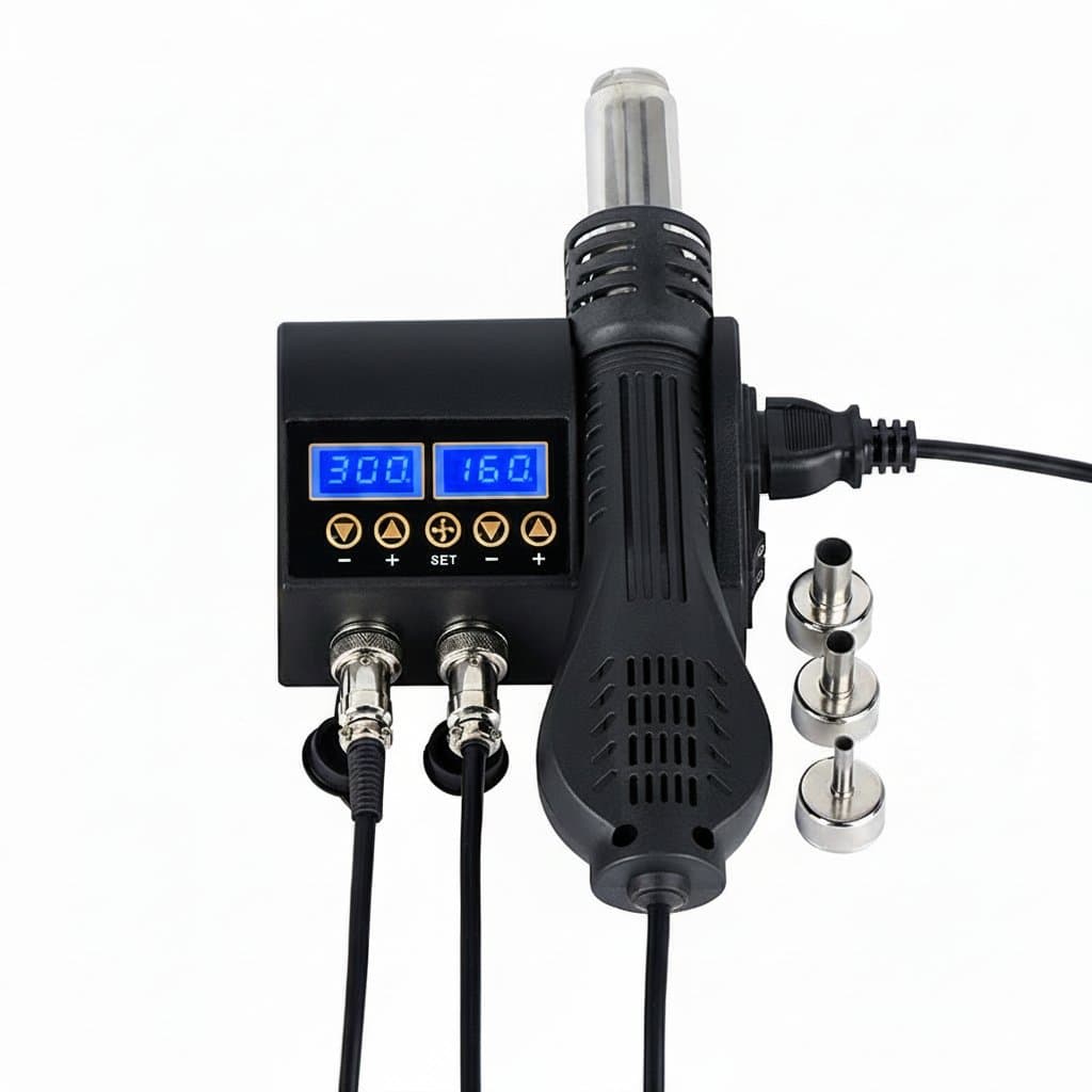 750W Soldering Station | Digital LCD Display | BGA & SMD Rework for PCB & Phone Repair - Image 1