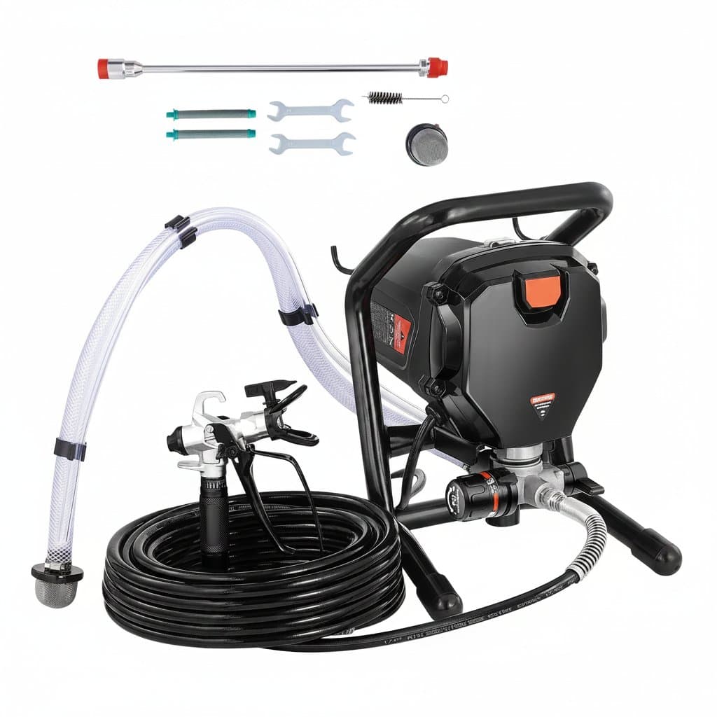 Heavy-Duty 950W Airless Paint Sprayer | 3000PSI High Pressure | Handheld for Home Interior Painting - Image 1