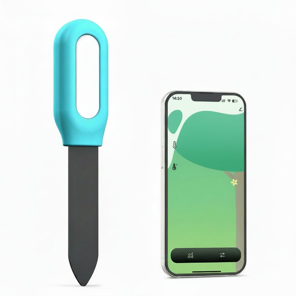 Zigbee Soil Sensor | Monitors Plant Humidity & Temperature | Real-Time Data for Smart Gardens - Professional Grade Tool