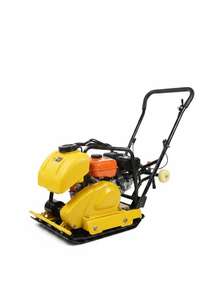 High-quality forward vibrating plate compactor available in 70, 80, 90, and 120 kg models for professional soil and asphalt compaction.