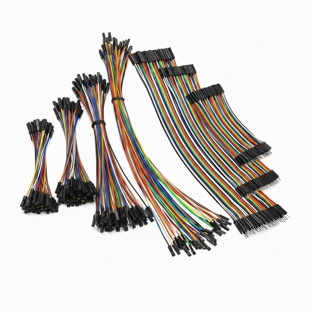 Jumper Wire Kit for Arduino & Breadboards | 24AWG Copper | 10cm-30cm Male/Female Set - Image 1