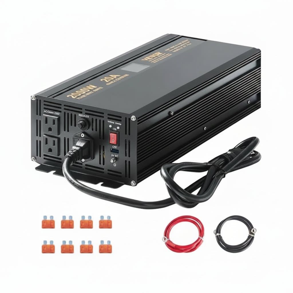 SucceBuy 2000W/2500W Sump Pump Battery Backup System LCD Dis - Premium Construction & Building > Jobsite Lighting & Temporary Power with professional quality and features