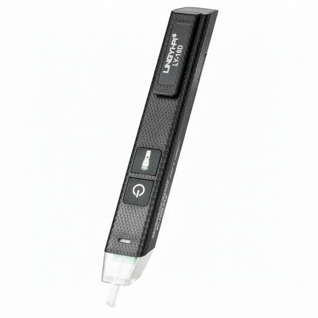 Non-Contact Voltage Tester | Live/Zero Wire Detection | 220V with Alarm & Flashlight