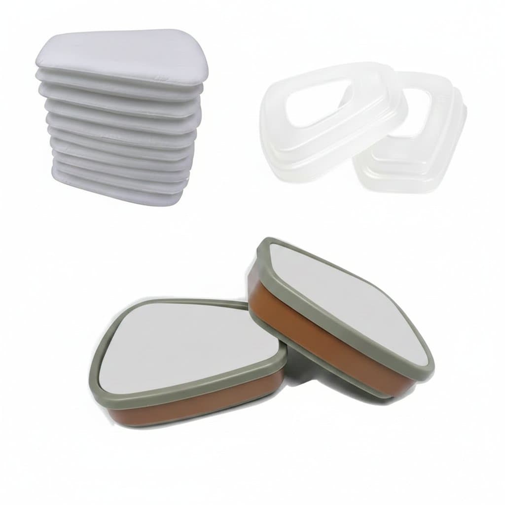 Respirator Filter Set | 5N11 Cartridges for 3M 6200 & 7502 Masks | Dust & Chemical Protection