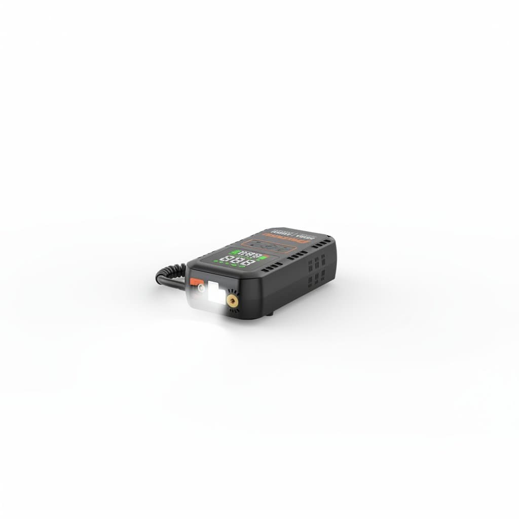 A PAIVIROKU 5000A car jump starter with an air compressor, ideal as a remote car starter.