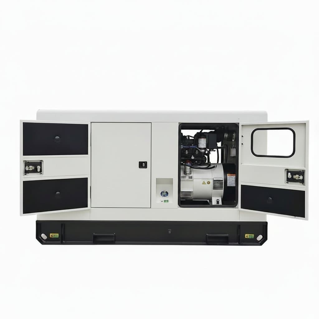 30kVA Silent Diesel Generator | 3-Phase Power | Low-Noise Industrial Backup