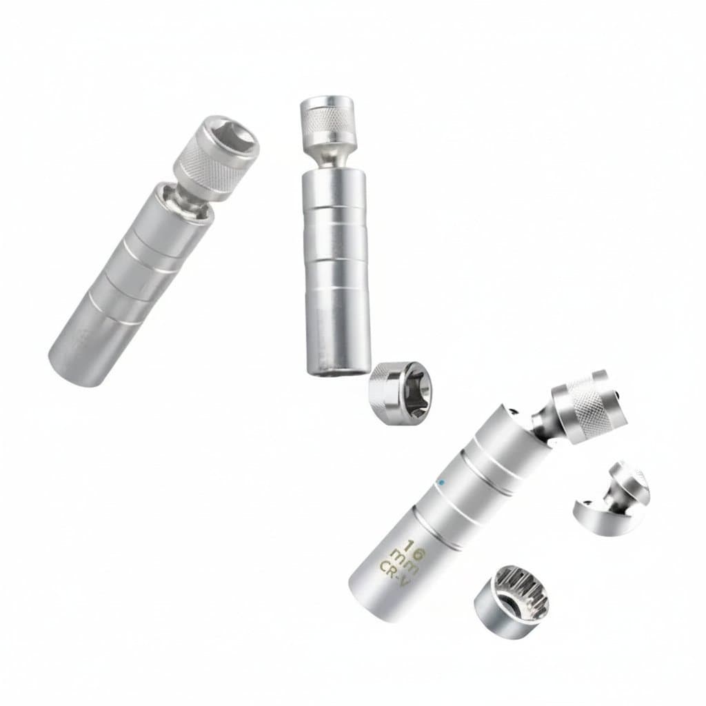 14mm 16mm Magnetic Spark Plug Socket Set, 3/8" Drive Thin Wa - Premium Automotive & Powersports > Spark Plug Sockets with professional quality and features