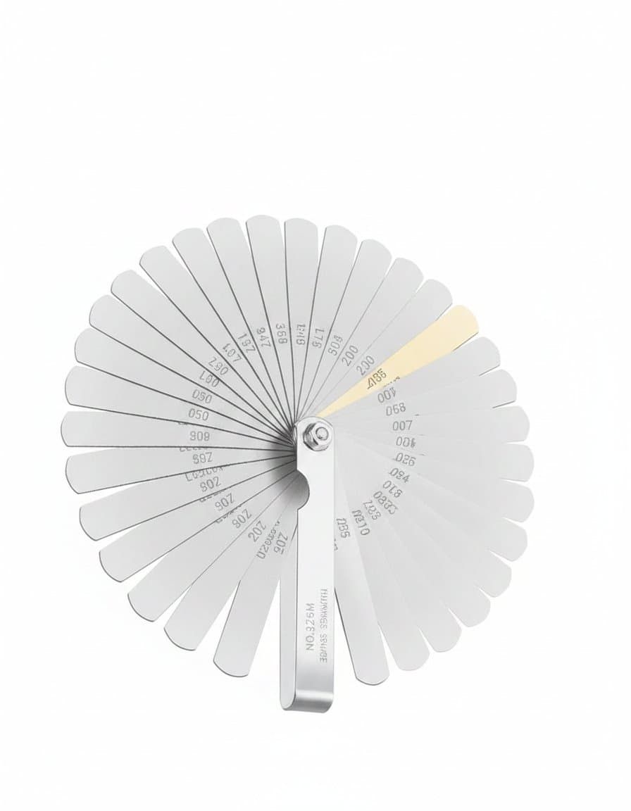 Feeler Gauge Set | 32 Stainless Steel Blades | Dual Metric & SAE Markings