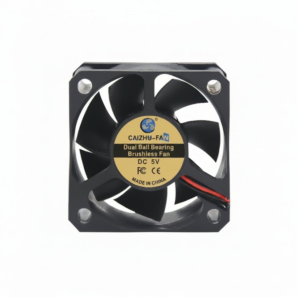High-Performance 50mm Ball Bearing Cooling Fan | 5V/12V/24V DC | Silent CPU & PSU Upgrade