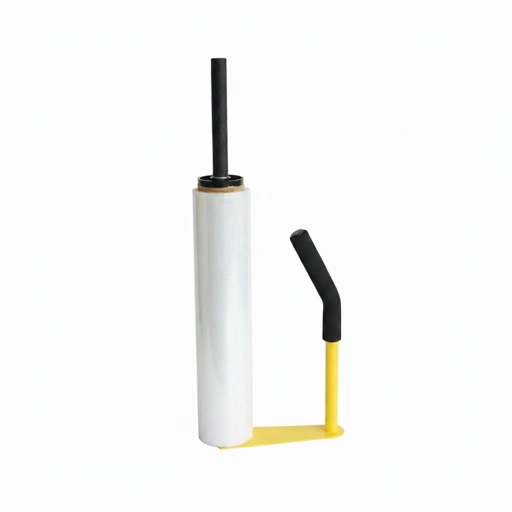 Manual Pallet Wrapper | Heavy-Duty Stretch Film Dispenser | 45-50cm Height Adjustment