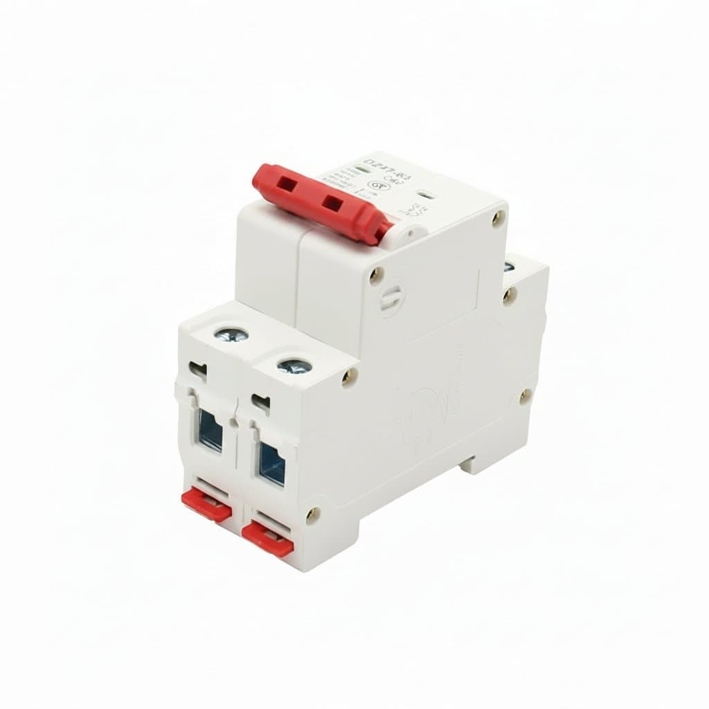 DZ47-63 DIN Rail Circuit Breaker | 1-4 Pole MCB | 6A-63A | 400V AC for Home Electrical Protection