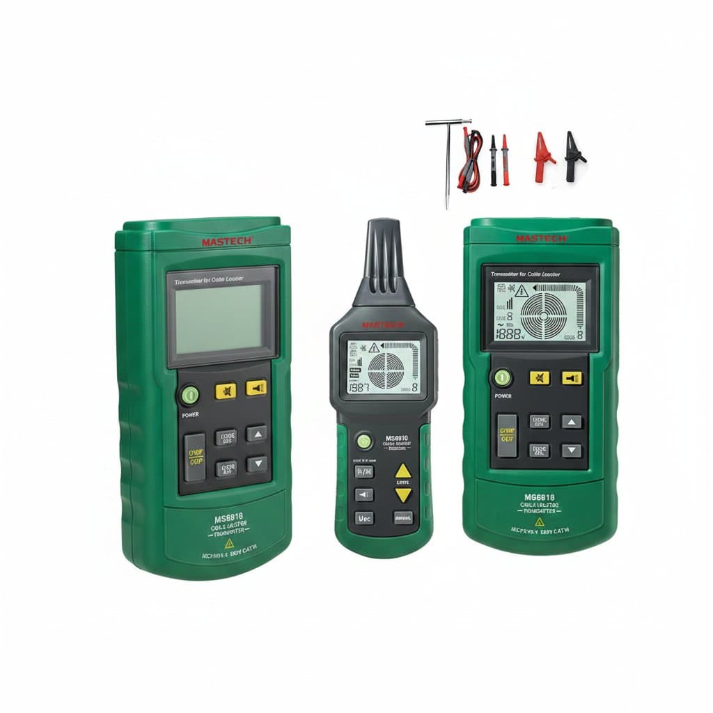Wire & Cable Tester | Tracker & Locator for Metal Pipes | Mastech MS6818