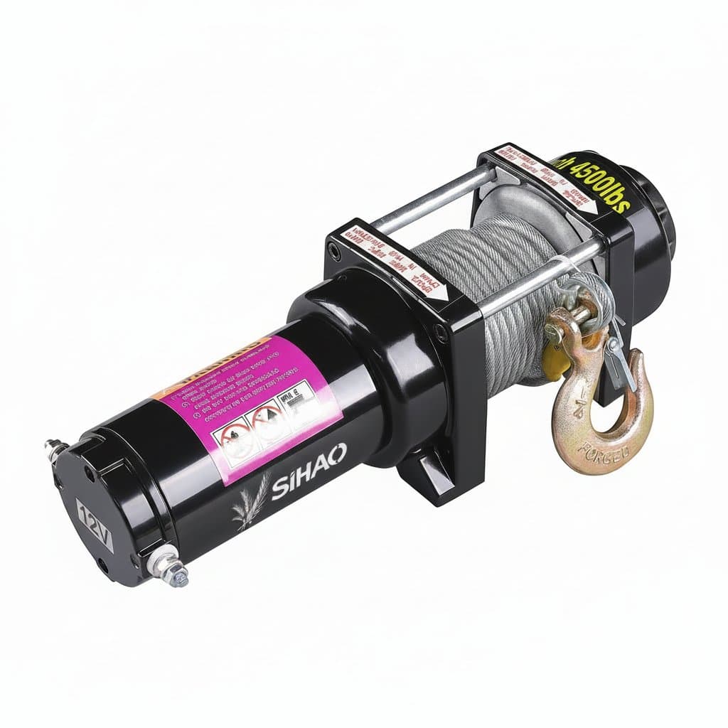 12V Electric Winch | 4500lb Heavy-Duty Towing | Wireless Remote Control for ATV, UTV & Trucks - Image 1