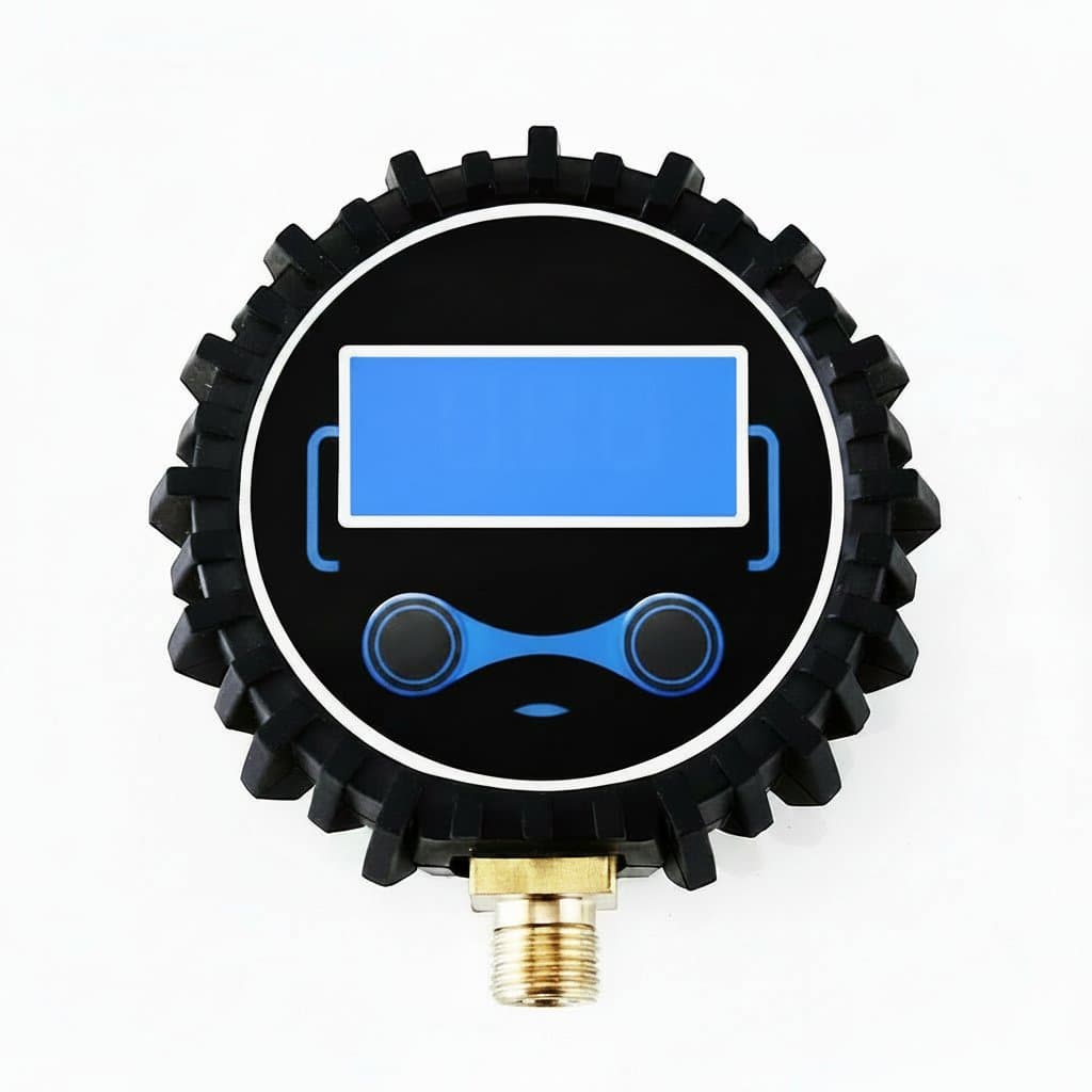 Digital Tire Pressure Gauge | 0-200 PSI for Cars, Trucks, Motorcycles | Backlit LCD with LED Light - Professional Grade Tool