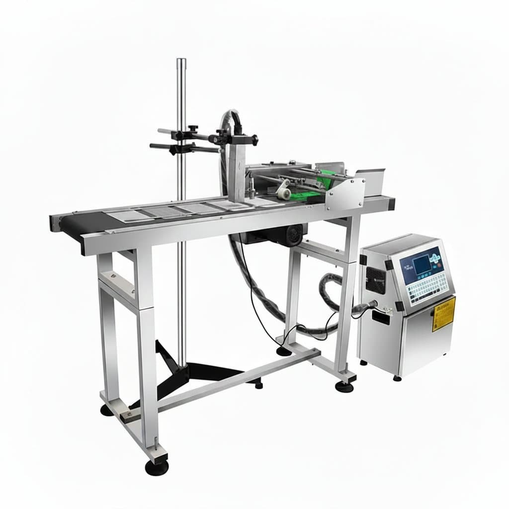 LY700 Automatic Small Character CIJ Inkjet Printer for batch coding dates and numbers on plastic pipes and packaging.