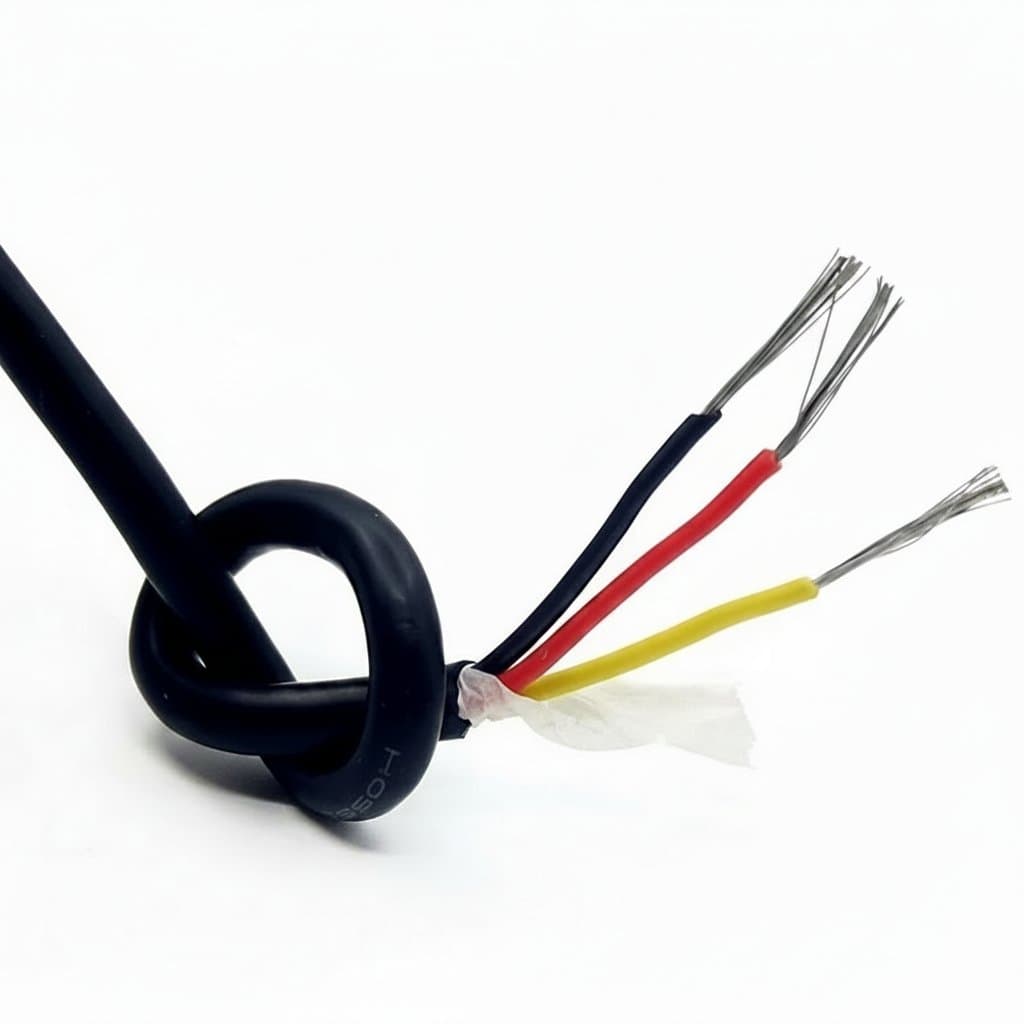 Premium 24AWG copper wire with super soft silicone rubber sheath, available in 2 to 8 cores for flexible high-temperature power applications.