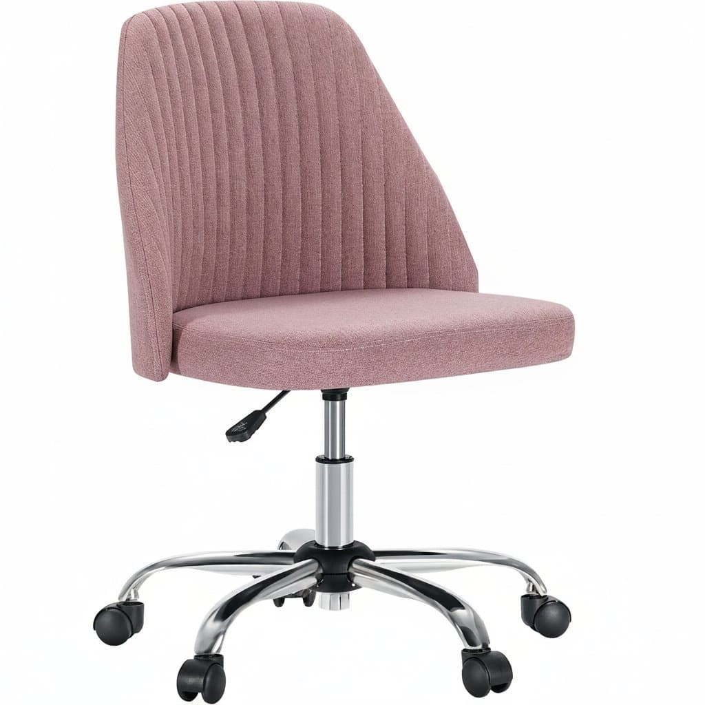 JHK Armless Small Desk Office Chair Cute Vanity Swivel Chair - Premium Home & Kitchen > Furniture with professional quality and features