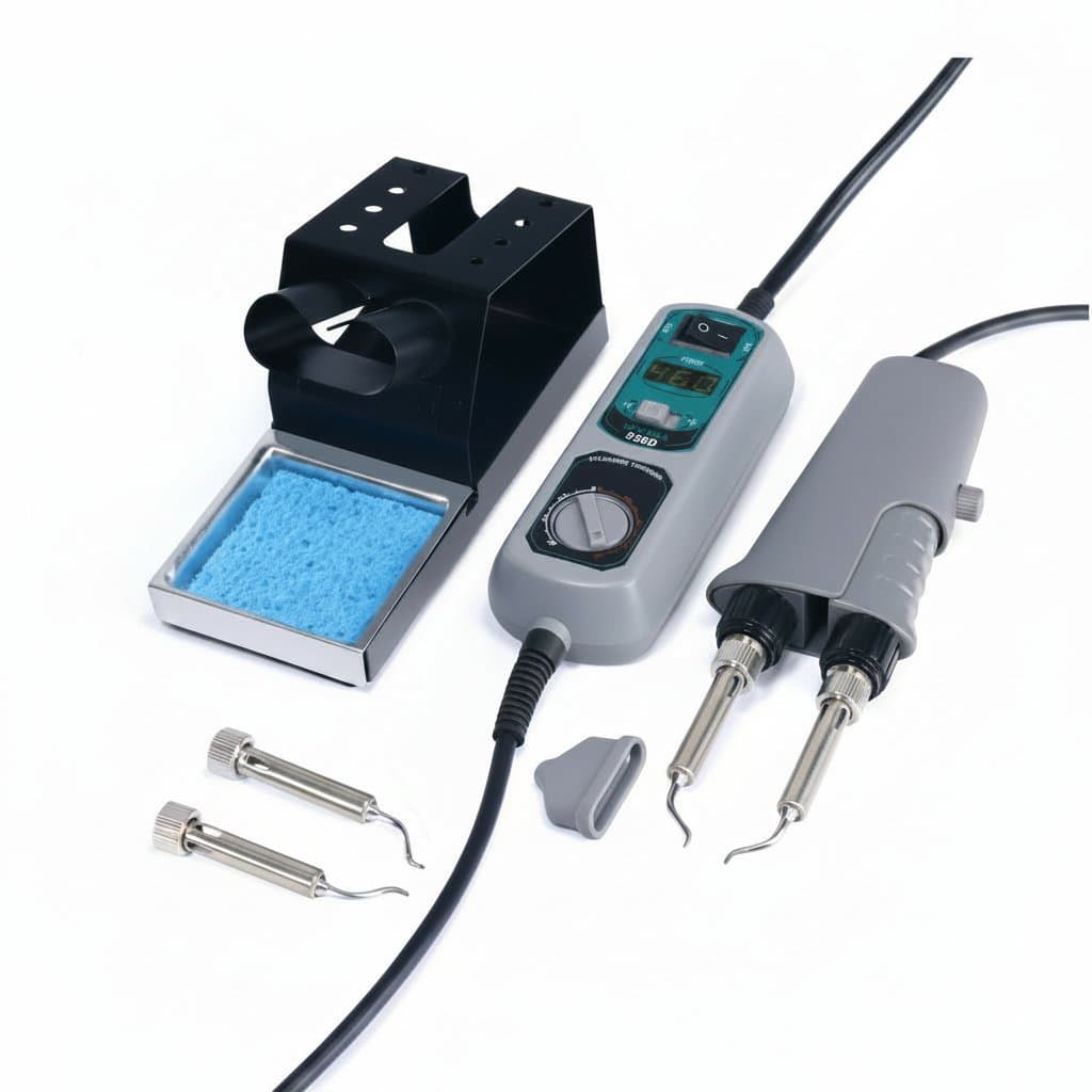 Soldering & Desoldering Station | Dual Voltage 110V/220V | Precision SMD Rework Kit - Image 1