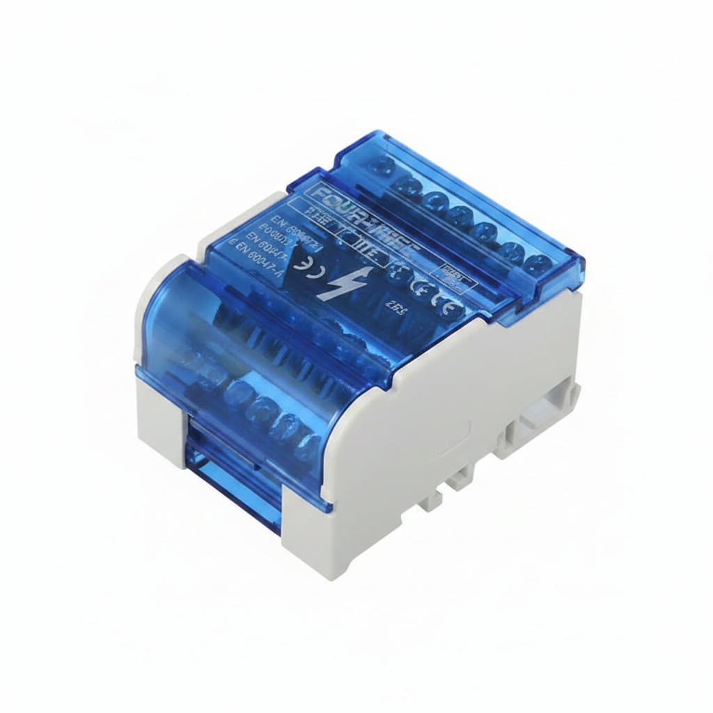 DIN Rail Terminal Block | Universal Modular Connector for Electrical Distribution | NHC01 Series