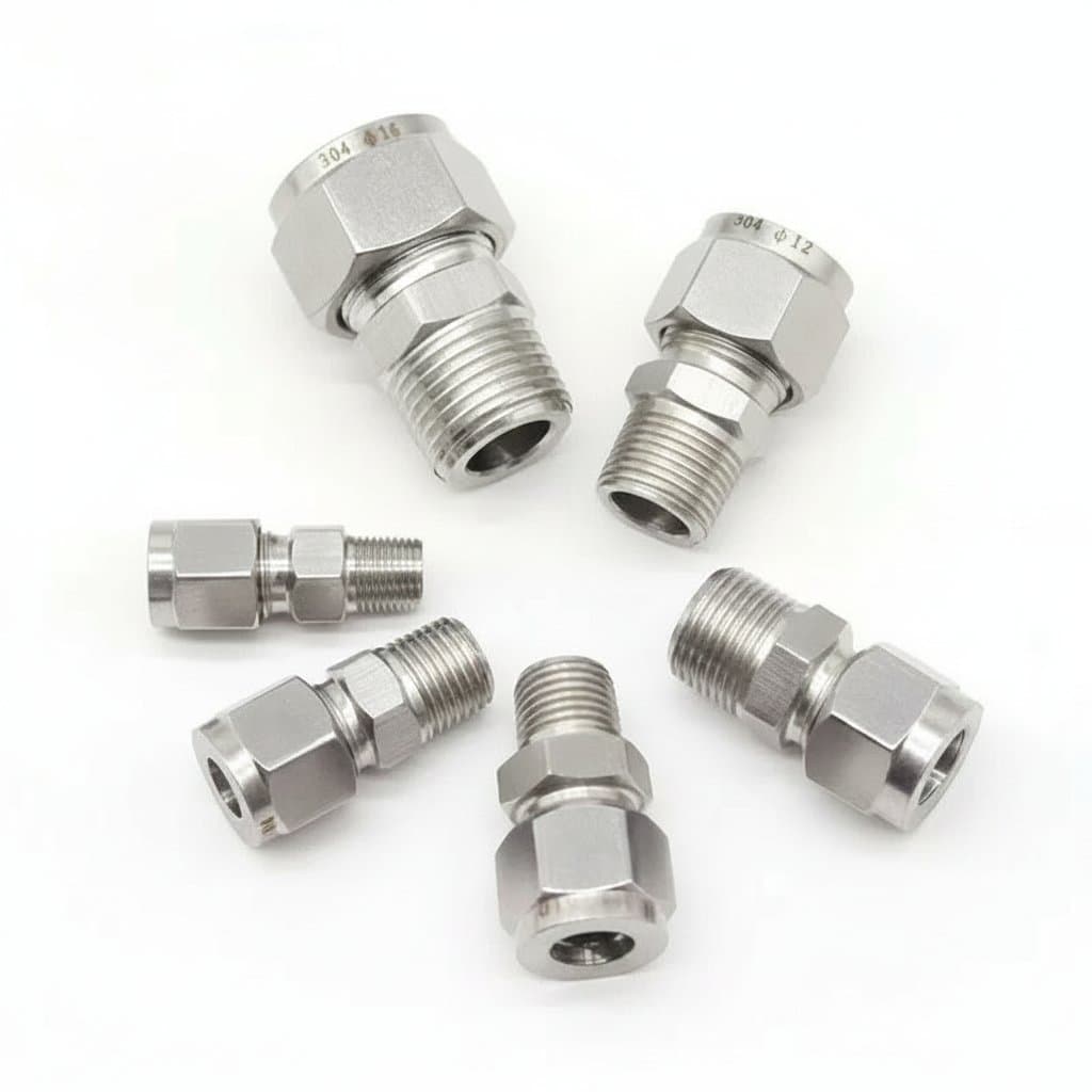 Stainless Steel Compression Fittings | 6mm to 12mm Tube | 1/8 NPT