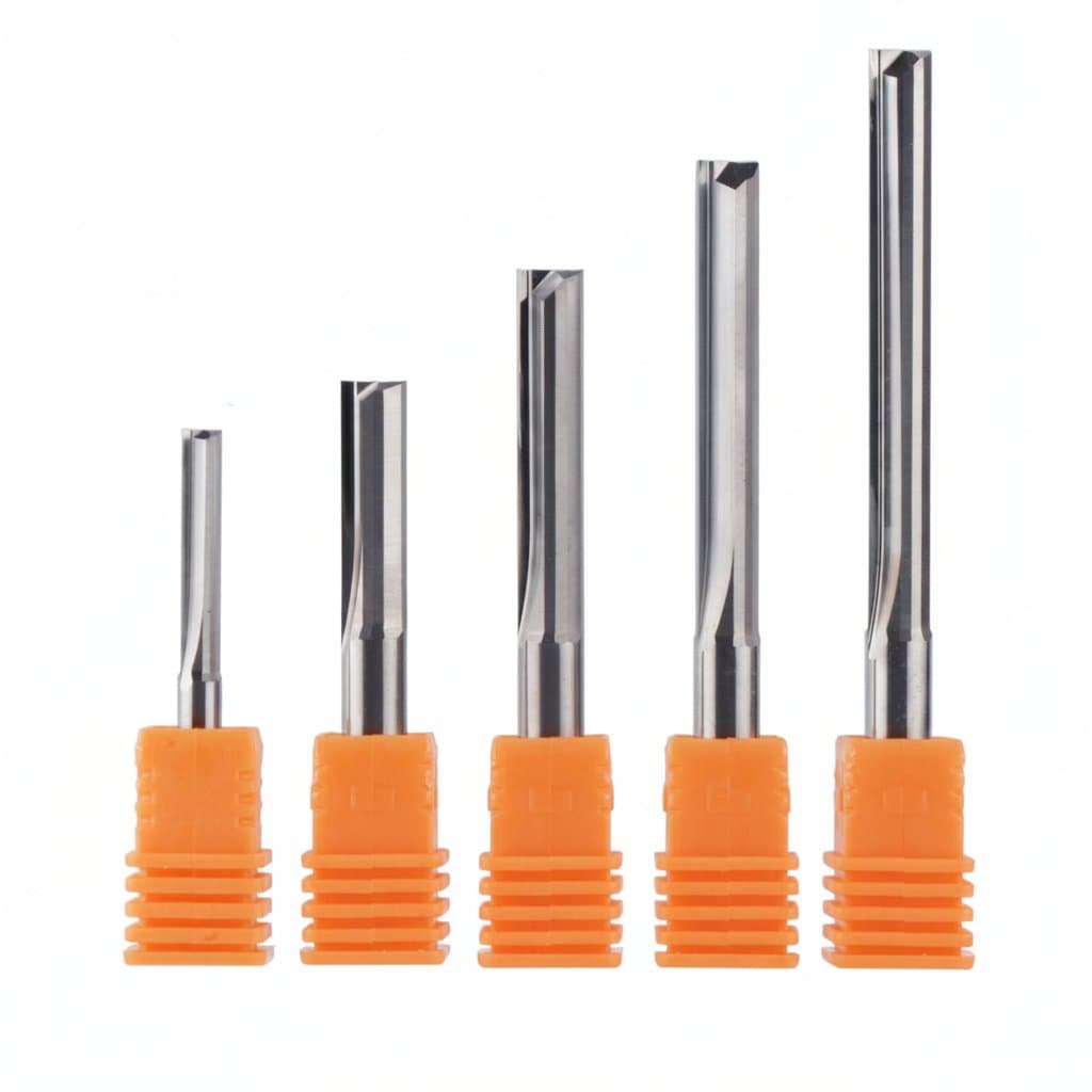 Carbide End Mill | 3.175-8mm Shank Engraving Bit | Straight Slot Milling Cutter