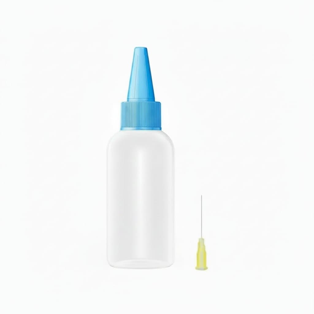 Empty Squeeze Bottle | Needle Tip Dispenser | 50ml Plastic Alcohol Dispenser - Professional Grade Tool
