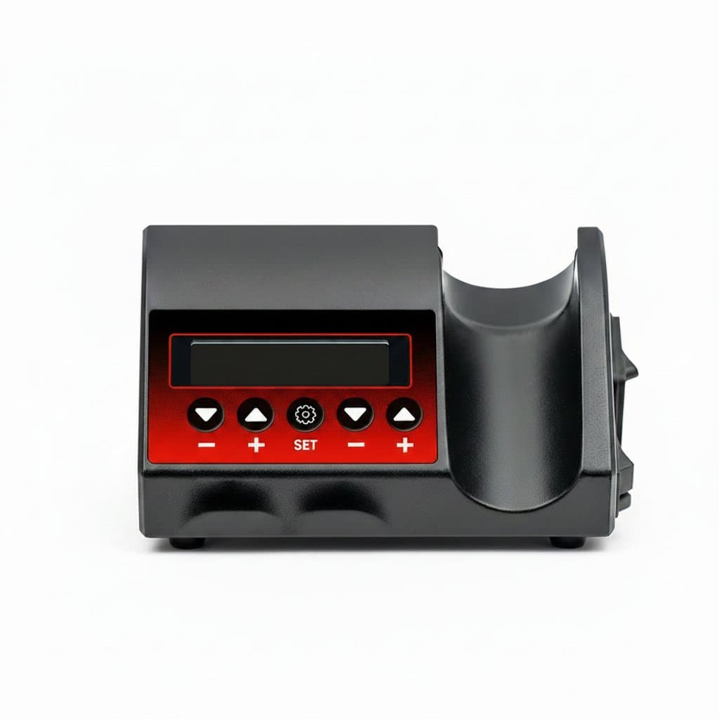 8898Pro Soldering Station Heat Gun with LCD display, promotional text, and icons.