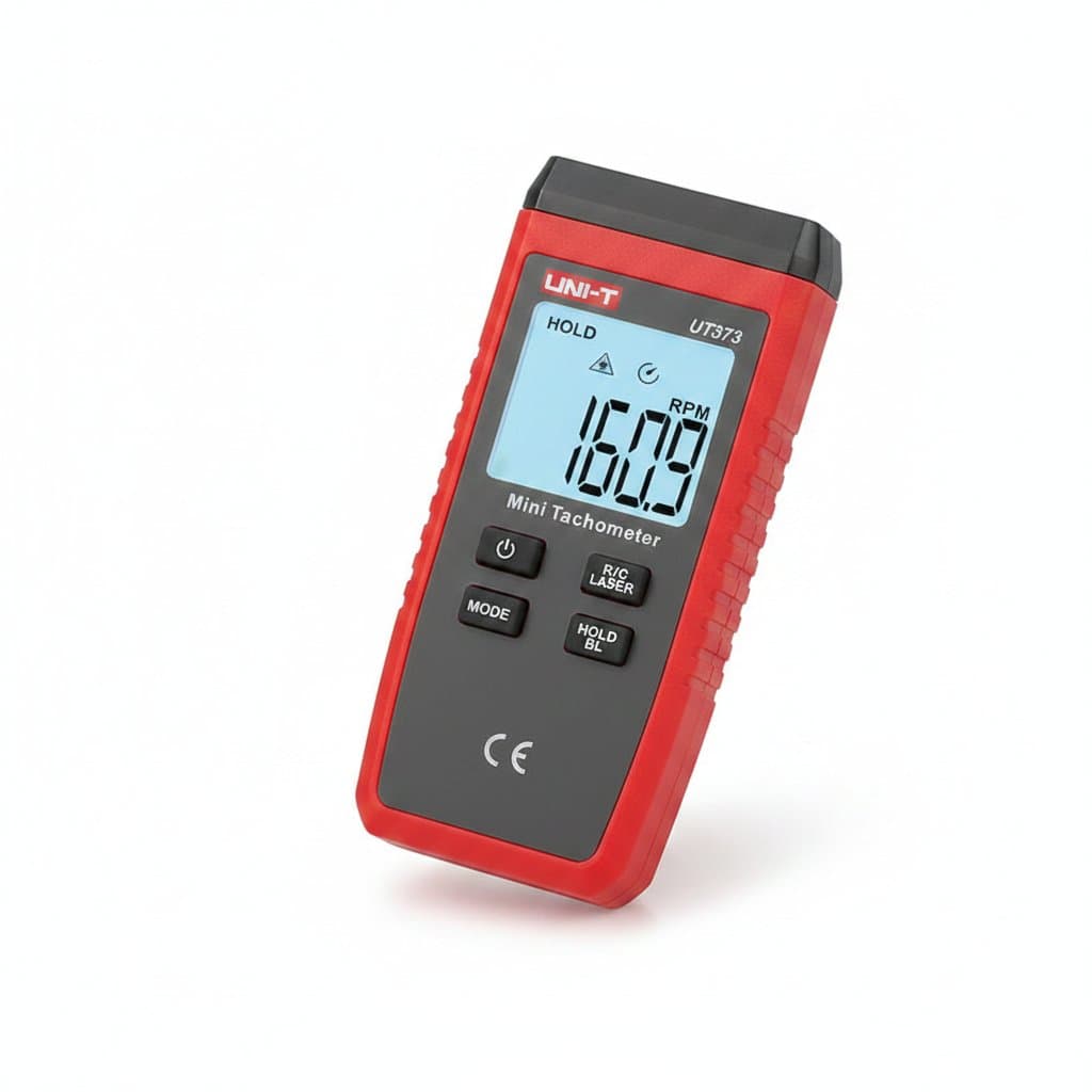 Digital Laser Tachometer | Non-Contact RPM Measurement | 10-99999 RPM Range - Professional Grade Tool