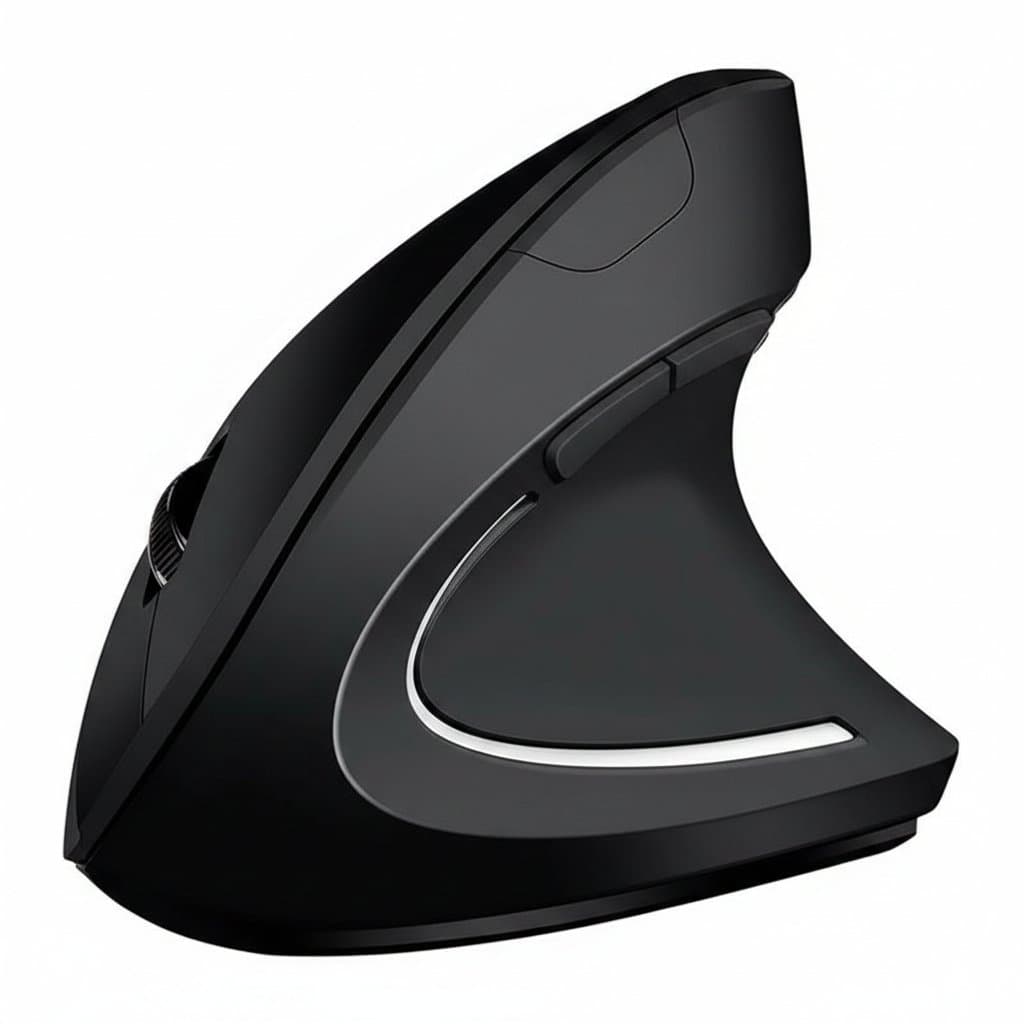Vertical Mouse | Wireless 2.4GHz & Rechargeable | Silent Click & Adjustable DPI