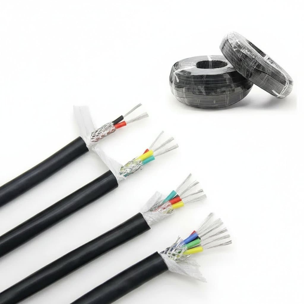 High-Temperature Flexible Silicone Cable | 2-6 Core Shielded Wire | 0.3-2.5mm² Multi-Conductor